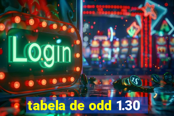 tabela de odd 1.30